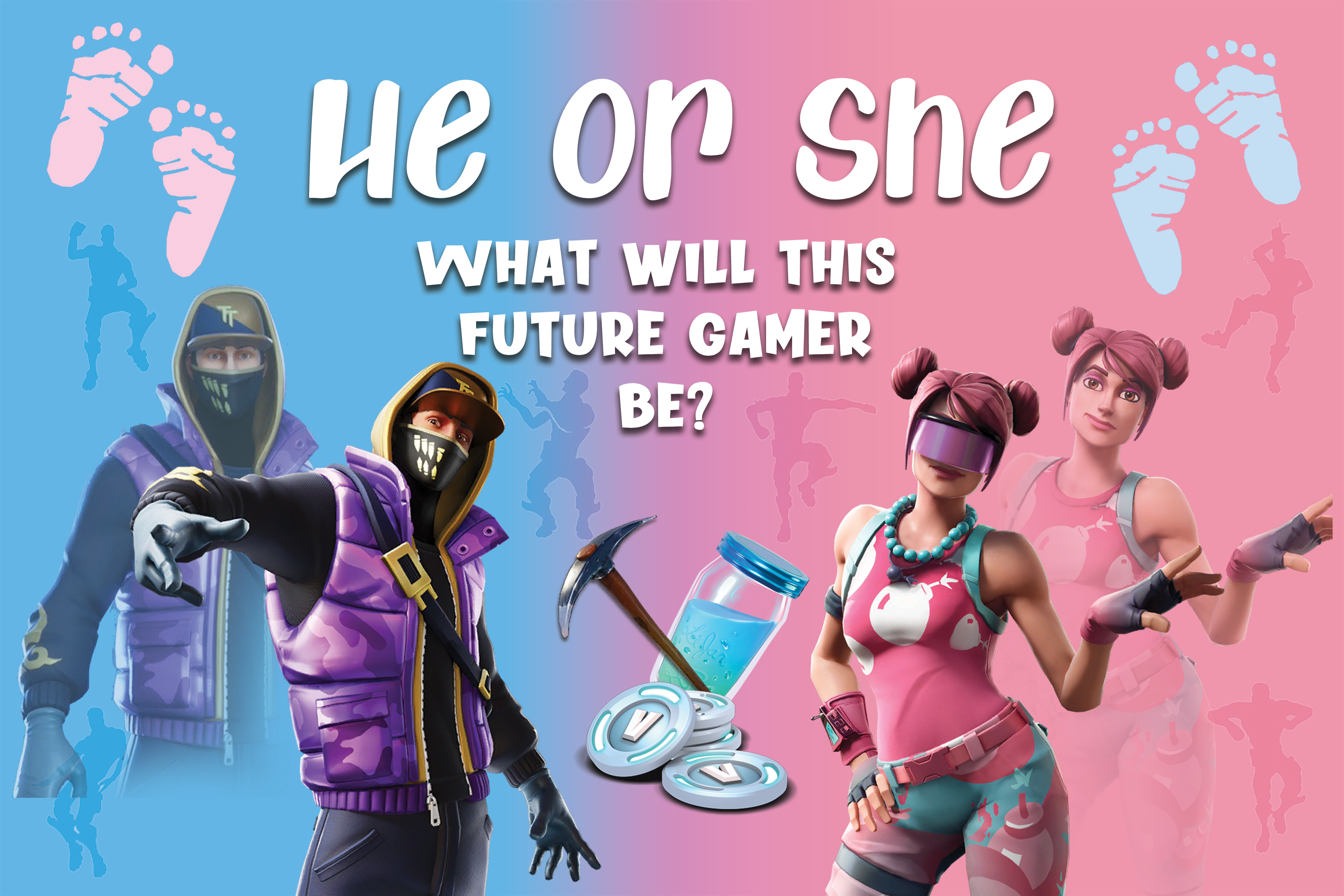 gender reveal banner